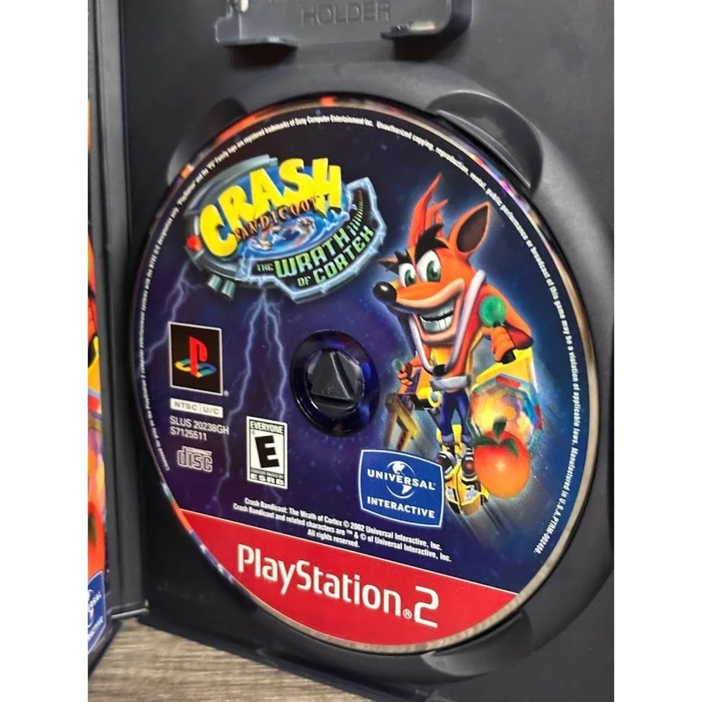 Crash Bandicoot The Wrath of Cortex Sony 2 PS2 Greatest Hits w Manual Tested